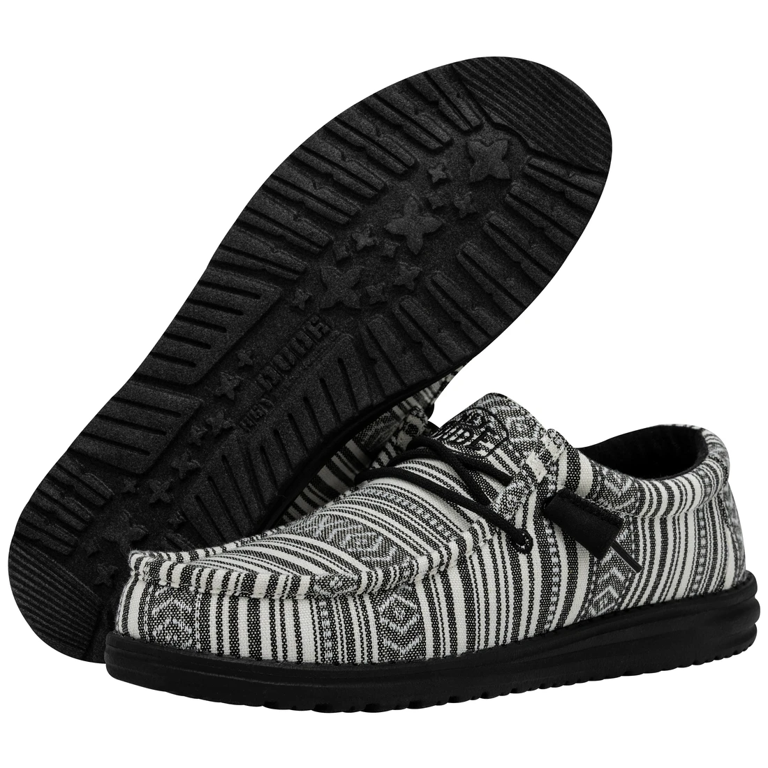 Heydude Hey Dude Wally Serape Black Gravel 6 Heydude Hey Dude Wally Serape Black Gravel - Image 6