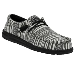 Heydude Hey Dude Wally Serape Black Gravel 13 Heydude Hey Dude Wally Serape Black Gravel -Heydudes Cowboy Shop 40017 0YB WALLYSERAPE BLACKGRAVEL RIGHTANGLE