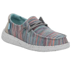 Heydude Hey Dude Youth Wendy Sunset Pink -Heydudes Cowboy Shop 40111 9C9 WENDYYOUTHSTRETCH SUNSETPINK RIGHTANGLE