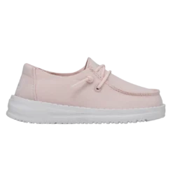 Heydude Hey Dude Wendy Toddler Slub Canvas Pink -Heydudes Cowboy Shop 40144 680 WENDYTODDLERSLUBCANVAS PINK RIGHTSIDE