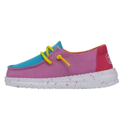 Heydude Hey Dude Wendy Toddler Slub Color Block -Heydudes Cowboy Shop 40144 9CI WENDYTODDLERSLUBCANVAS COLORBLOCK LEFTSIDE