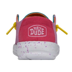 Heydude Hey Dude Wendy Toddler Slub Color Block -Heydudes Cowboy Shop 40144 9CI WENDYTODDLERSLUBCANVAS COLORBLOCK RIGHTBACK