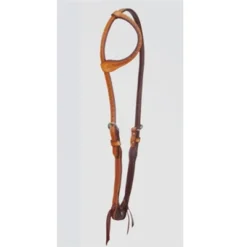 Cactus Saddlery Basket Stamp Slip Ear Headstall