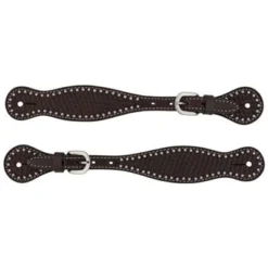 Weaver Leather Basketweave Tooled Spur Straps