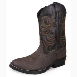 Smoky Mountain Child's Brown Monterey Round Toe Boot