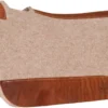 Mustang Contoured Tan Wool Saddle Pad