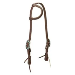 Weaver Leather Oiled Canyon Rose Sliding Ear Headstall