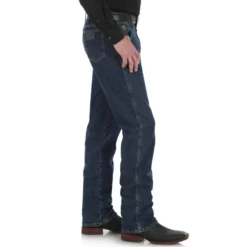 Wrangler Men's Dark George Strait Cowboy Cut Jean -Heydudes Cowboy Shop 47MGside