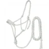 J T International Mule Tape White Rope Halter