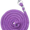 8’ Woven Poly Cord Lead - Purple/Hot Pink