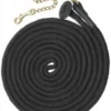 Tough-1 Rolled Cotton Lunge Line W/ Chain - Black