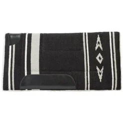 Weaver Leather Black And Grey Fleece Pony Pad