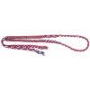 Red, White And Blue Braided Crystal Reins