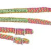 Neon Rainbow Knotted Reins With Crystal Accents