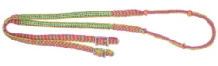 Neon Rainbow Knotted Reins With Crystal Accents