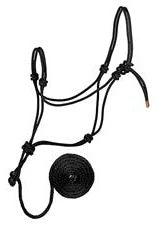 Weaver Leather Weaver Diamond Braid Rope Halter And Lead - Black
