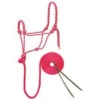 Weaver Leather Weaver Raspberry And Gray Reflective Rope Halter And Lead