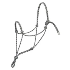 Weaver Leather Grey, Silver, Navy Average Silvertip Halter