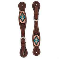 Weaver Leather Weaver Brown Aztec Lady Spur Straps