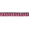 Partrade Pink And Black Braided Barrel Reins