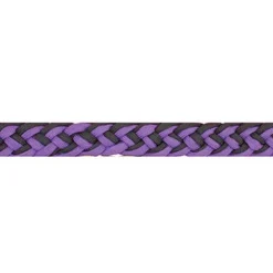 Partrade Purple And Black Braided Barrel Reins