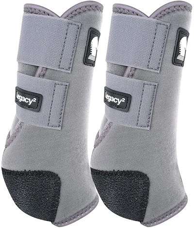 Classic Equine Gray Legacy Hind Boots 1 Classic Equine Gray Legacy Hind Boots