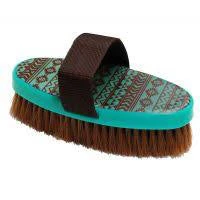 Teal And Brown Navajo Print Brush