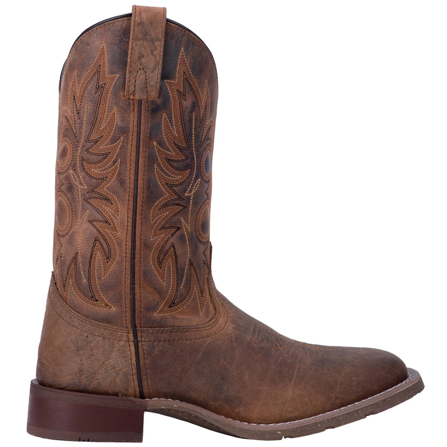 Laredo Men's Rust Durant Rancher Broad Square Toe Boot 2 Laredo Men's Rust Durant Rancher Broad Square Toe Boot - Image 2