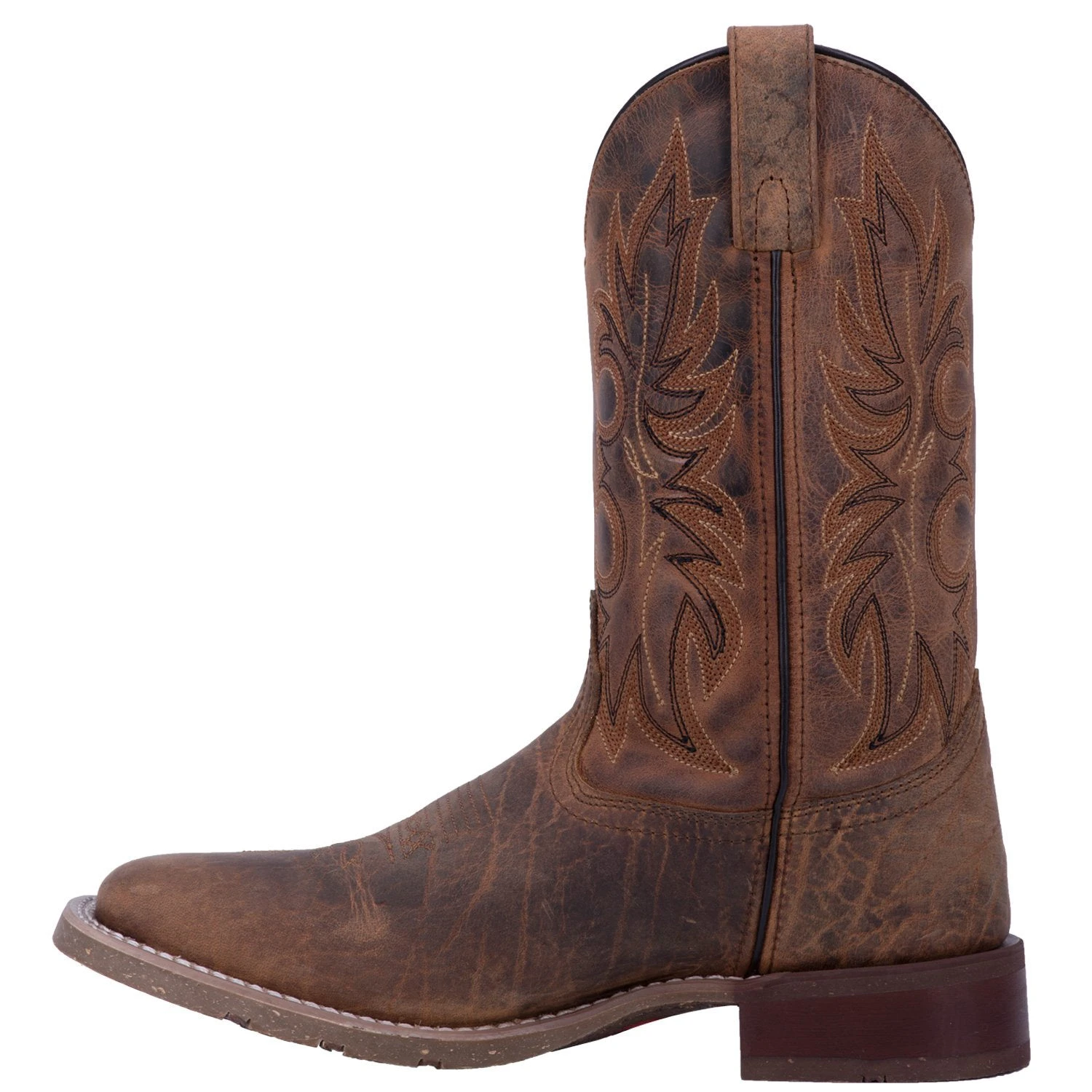 Laredo Men's Rust Durant Rancher Broad Square Toe Boot 3 Laredo Men's Rust Durant Rancher Broad Square Toe Boot - Image 3