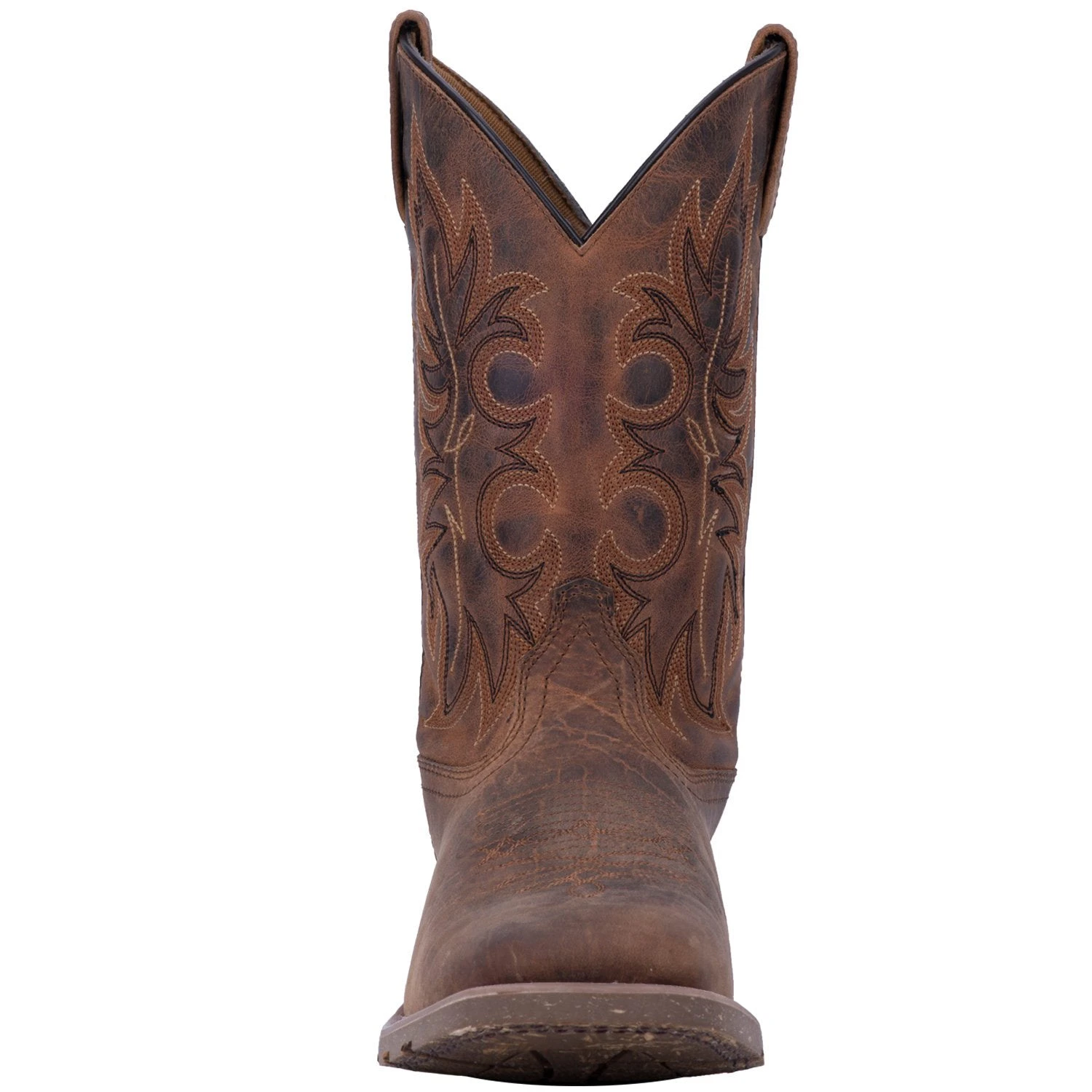 Laredo Men's Rust Durant Rancher Broad Square Toe Boot 4 Laredo Men's Rust Durant Rancher Broad Square Toe Boot - Image 4