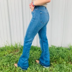 Seven For All Mankind PYN Ultra High Rise Dojo Trouser Jean -Heydudes Cowboy Shop 7U482478 PYNa