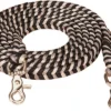 Mustang Black And Silver Braided Reins