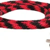 Mustang Red And Black Round Trail Reins