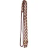 Mustang Hunter, Tan And Burgundy Flat Braided Trail Reins