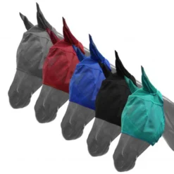 Showman Horse Fly Mask With Ears