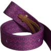 Mustang Raspberry Snake Print Nylon Tie Strap