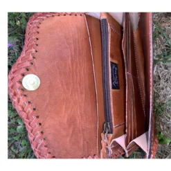 American Darling Tooled And Laced Wallet -Heydudes Cowboy Shop ADBG446 1 scaled