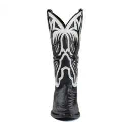 Azulado Black & White Phoenix Snip Toe Boot -Heydudes Cowboy Shop AZ10027c
