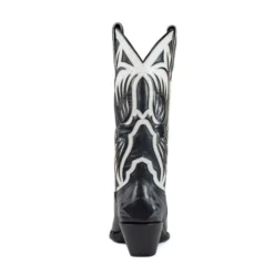 Azulado Black & White Phoenix Snip Toe Boot -Heydudes Cowboy Shop AZ10027d