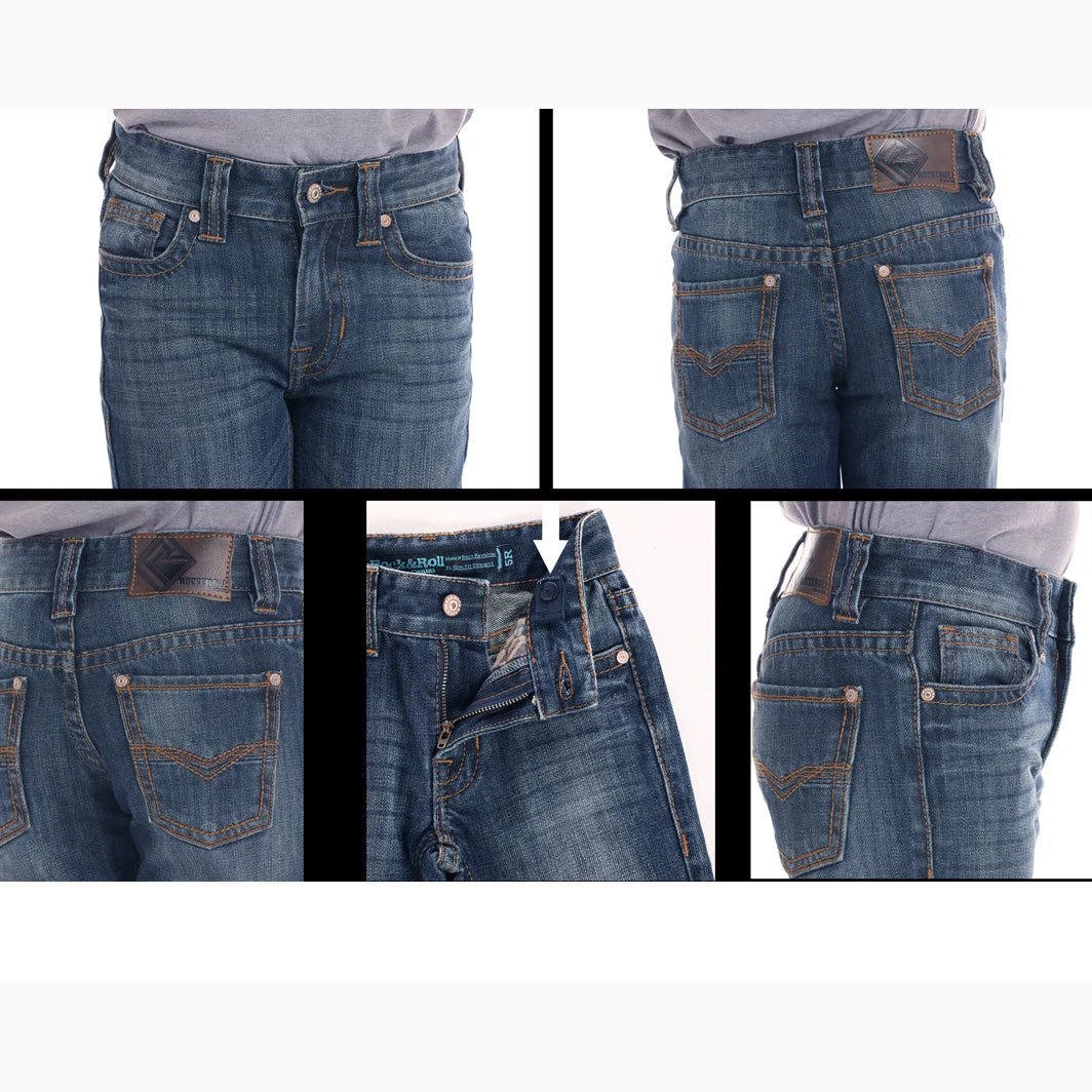 Rock & Roll Cowboy Medium Wash Revolver Fit Jean 2 Rock & Roll Cowboy Medium Wash Revolver Fit Jean - Image 2