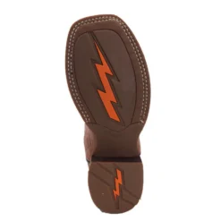 Boy's Distressed Brown And Rust Square Toe Boot -Heydudes Cowboy Shop BSY1912 3