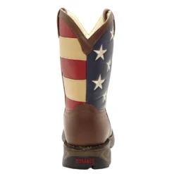 Durango Kid's Patriotic Square Toe Boots 6 Durango Kid's Patriotic Square Toe Boots -Heydudes Cowboy Shop BT245 back