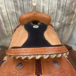 HR Saddlery 16 Inch Barrel Saddle -Heydudes Cowboy Shop BackSeat 58620c0d 1f3f 490d 977f e2d49dbb4628