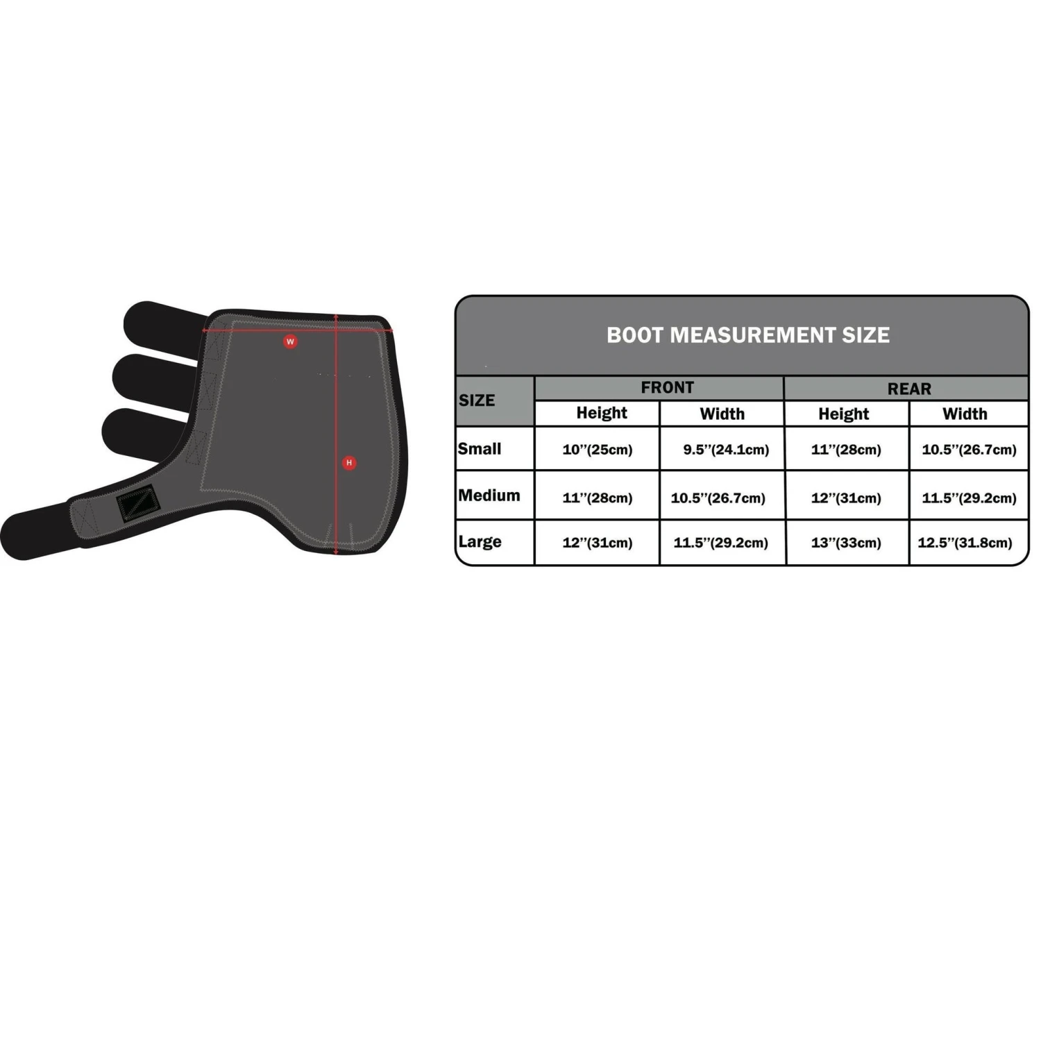 Top Hand Black Rear Sport Boot 2 Top Hand Black Rear Sport Boot - Image 2