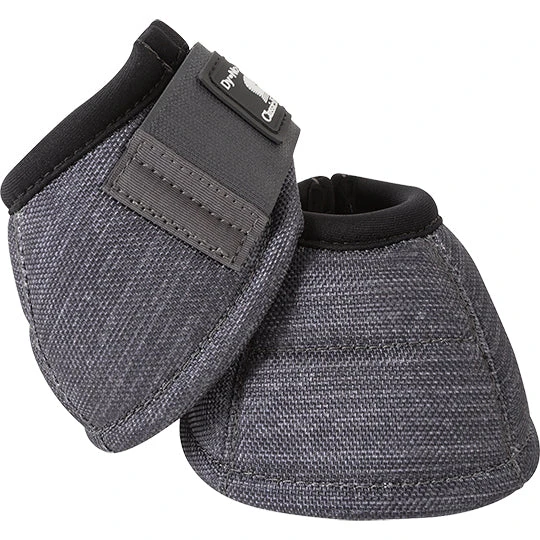 Classic Equine Charcoal Dyno No-Turn Bell Boots 1 Classic Equine Charcoal Dyno No-Turn Bell Boots