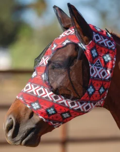 Professional's Choice Fire Horse Comfort Fly Mask