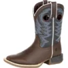 Durango Little Kid's Blue And Brown Square Toe Boot