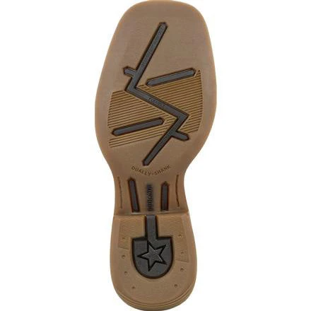 Durango Youth Brown And Orange Chevron Square Toe Boot 2 Durango Youth Brown And Orange Chevron Square Toe Boot - Image 2