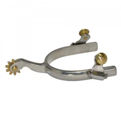 Men's Stainless Steel Roping Spurs