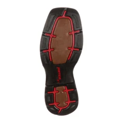 Durango Big Kid's Tan & Black Square Toe Boots -Heydudes Cowboy Shop DWBT049 outsole acc20de4 a9a2 4d10 bee9 91a23a050b1c scaled